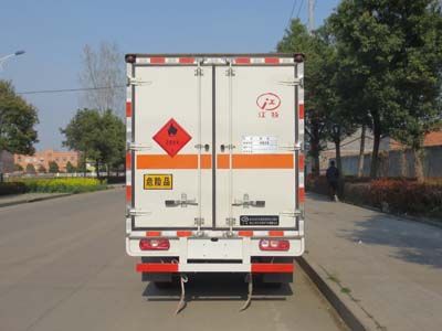 Jiangte brand automobiles JDF5030XRYSH Flammable liquid box transport vehicle