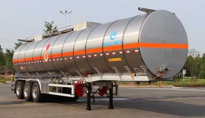 Kaile  AKL9406GRYB Aluminum alloy flammable liquid tank transport semi-trailer