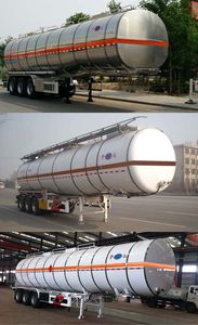 Kaile  AKL9406GRYB Aluminum alloy flammable liquid tank transport semi-trailer