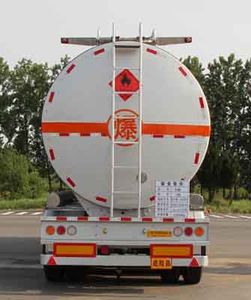 Kaile  AKL9406GRYB Aluminum alloy flammable liquid tank transport semi-trailer