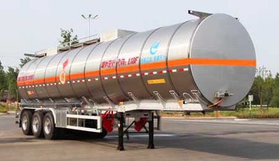 Kaile  AKL9406GRYB Aluminum alloy flammable liquid tank transport semi-trailer