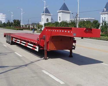 Fengyuan Zhongba brand automobiles FYK9401TDP Low flatbed semi-trailer