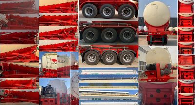 Guangya Tongda  JGY9406GFL Low density powder material transportation semi-trailer