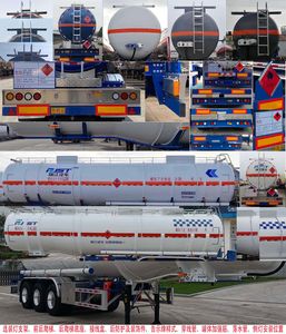 Ruijiang  WL9400GRY04 Flammable liquid tank transport semi-trailer