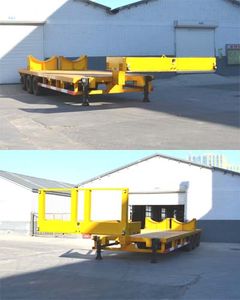 Huanda  BJQ9401TDP Low flatbed semi-trailer