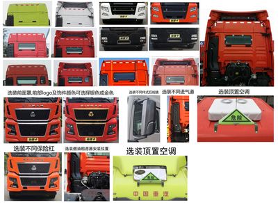 Shandeka brand automobiles ZZ4256V324HF1W Dangerous goods tractor