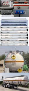 Tonghua  THT9400GYWF Tank transport semi-trailer for oxidizing substances