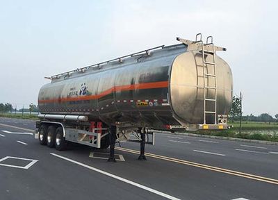 Huajun  ZCZ9402GYYHJG Aluminum alloy oil transport semi-trailer