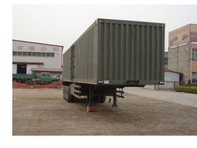 Chuanteng  HBS9300XXY Box transport semi-trailer