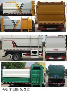 Zhuanwei  HTW5125ZZZE6 Hydraulic Lifter Garbage truck 