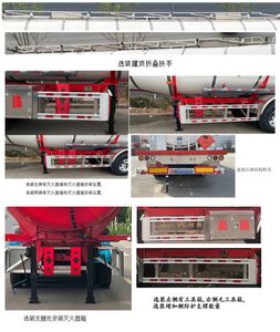 Hehai Mingzhu  MZC9401GRYX46 Flammable liquid tank transport semi-trailer