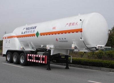 Yongxuan HYG9390GDYLow temperature liquid transport semi-trailer