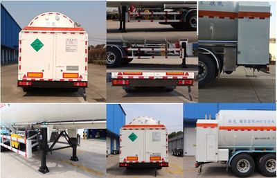 Chart  CTZ9400GDY Low temperature liquid transport semi-trailer