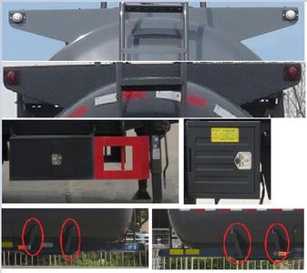 Special transport  DTA9409GFWB Tank transport semi-trailer for corrosive substances