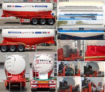 Tongyada  CTY9403GFL36 Medium density powder material transportation semi-trailer