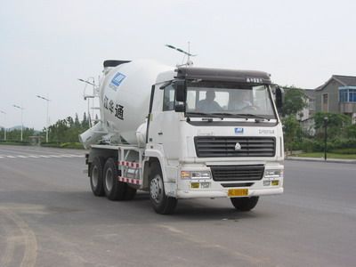 Huatong brand automobiles ZJY5251GJB Concrete mixing transport vehicle