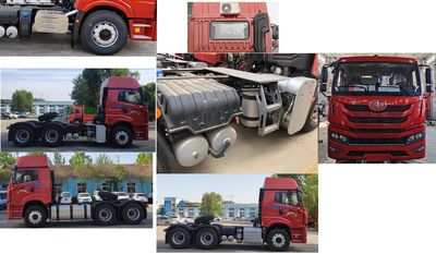 Jiefang Automobile CA4253P1K2T1E6A80 Flat headed diesel tractor