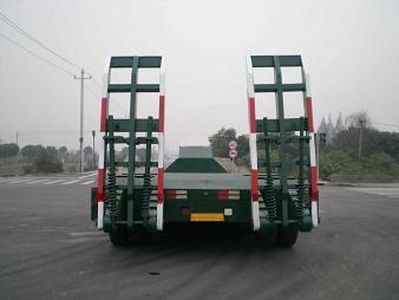 Zhongshang Automobile ZL9230TDP Telescopic low flatbed semi-trailer