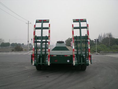 Zhongshang Automobile ZL9230TDP Telescopic low flatbed semi-trailer