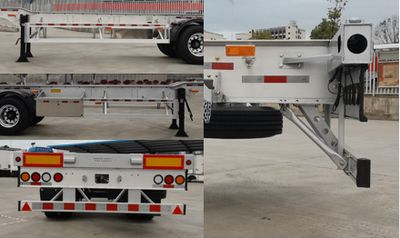 Min Aluminum Lightweight Brand Automobile FML9401TJZ403S1 Aluminum alloy container transport semi-trailer