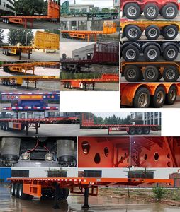 Yongsheng Automobile LYS9400TPB Flat transport semi-trailer