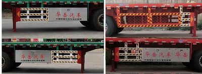 Huayue Xing brand automobiles FNZ9400TPB Flat transport semi-trailer