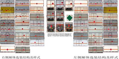 Baijie  QYY5040XRQZZ6 Flammable gas box transport vehicle