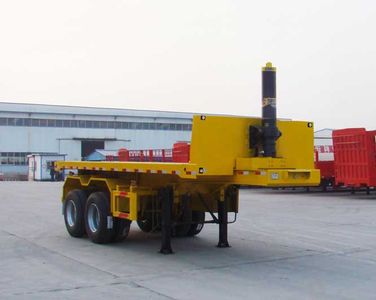 Hongyunda  ZZK9350ZZXP Flat dump semi-trailer