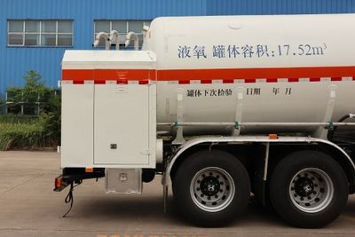 Chart  CTZ9290GDY Low temperature liquid transport semi-trailer