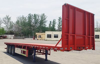 Qilu Huatong brand automobiles NJZ9400TPB Flat transport semi-trailer