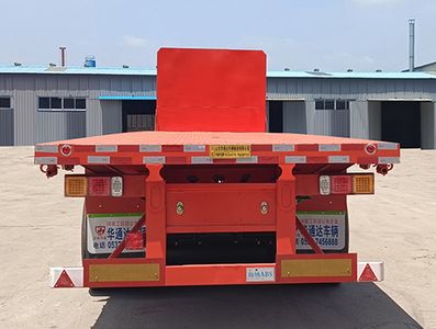 Qilu Huatong brand automobiles NJZ9400TPB Flat transport semi-trailer