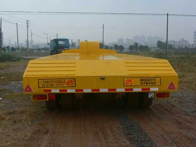 Mingwei  NHG9402TD Low flatbed semi-trailer