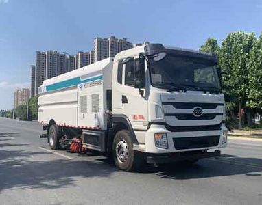 Huatong brand automobiles HCQ5180TXSBYDBEV Pure electric cleaning and sweeping vehicle