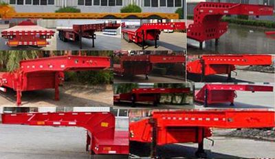 Shengchuan Da brand automobiles HSF9402TDP Low flatbed semi-trailer