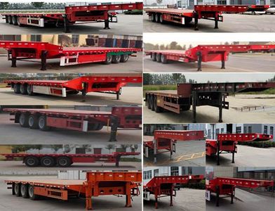 Shengchuan Da brand automobiles HSF9402TDP Low flatbed semi-trailer