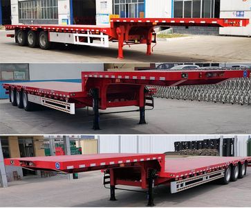 Shengchuan Da brand automobiles HSF9402TDP Low flatbed semi-trailer