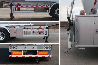 Lingyu  CLY9405GRYB3 Flammable liquid tank transport semi-trailer