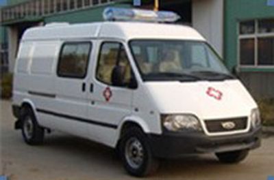 Jiangling Quanshun brand automobiles JX5047XJHMC ambulance