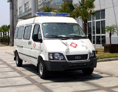 Jiangling Quanshun brand automobiles JX5047XJHMC ambulance