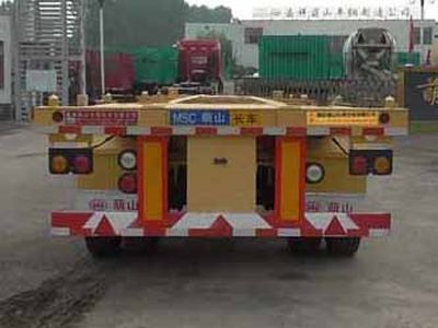 Mengshan  MSC9351TJZ Container transport semi-trailer