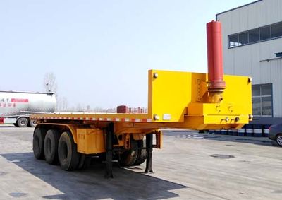 Qinyang  CJC9400ZZXP Flat dump semi-trailer