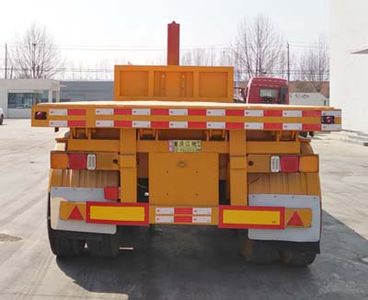 Qinyang  CJC9400ZZXP Flat dump semi-trailer