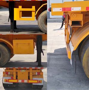 Qinyang  CJC9400ZZXP Flat dump semi-trailer