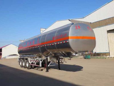 Zhengkang Hongtai brand automobiles HHT9402GYYB Aluminum alloy oil transport semi-trailer