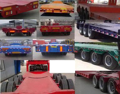 Junqiang  JQ9401TDP Low flatbed transport semi-trailer