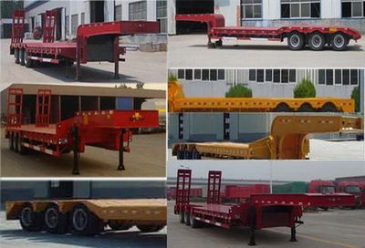 Junqiang  JQ9401TDP Low flatbed transport semi-trailer