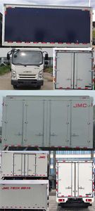 Jiangling Motors JX5042XXYXGE2 Box transport vehicle