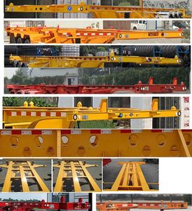 Hualiang Tianhong  LJN9400TJZ20 Container transport semi-trailer