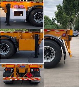 Xianghe brand automobile JJN9403TWY Transport semi-trailer of dangerous goods tank frame