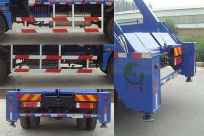 Jieshen  QJS5131ZBS Swing arm garbage truck